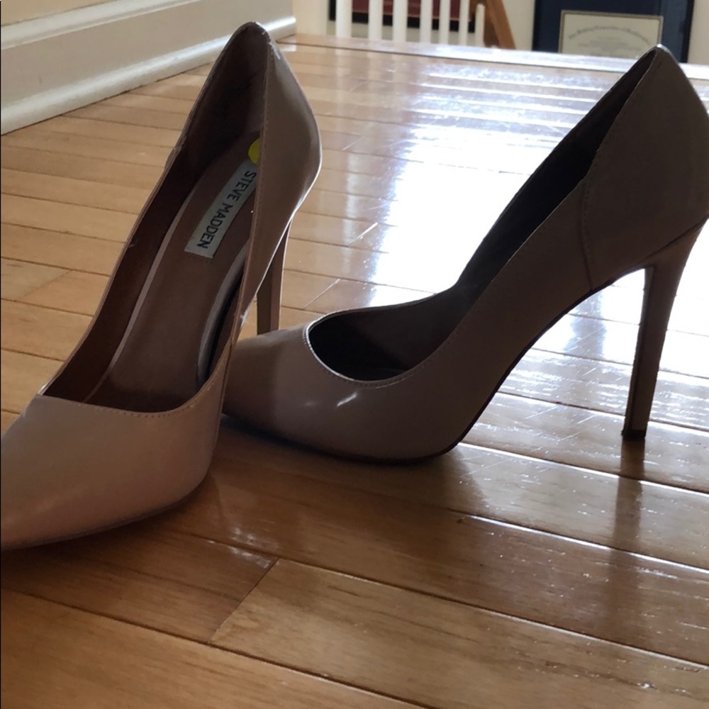 Nude heels.